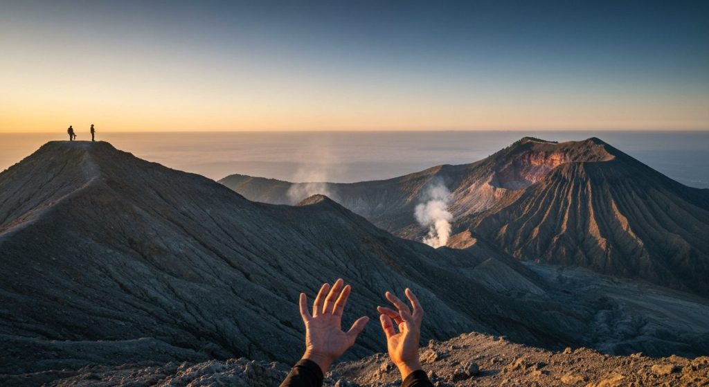ijen altitude sickness risk — Photorealistic editorial travel photograph relevant to: The Bali-side specialist concierge