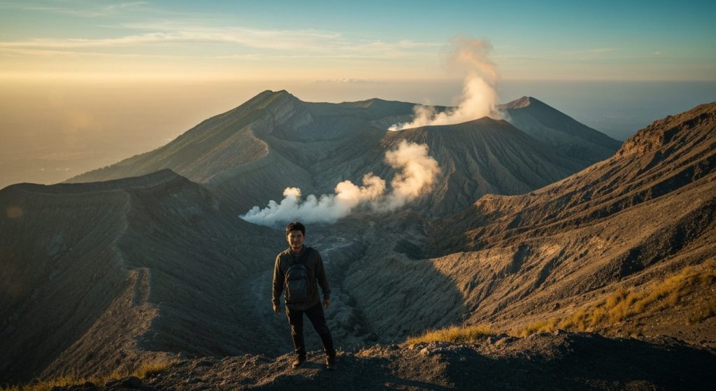 ijen tour from banyuwangi — Photorealistic editorial travel photograph relevant to: The Bali-side specialist concierge f