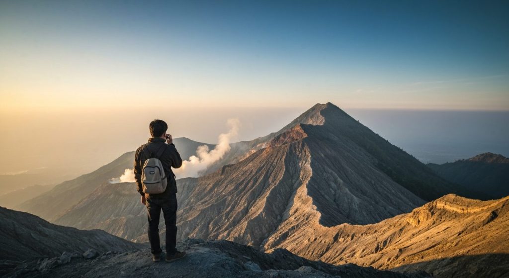 ijen blue fire visibility time — Photorealistic editorial travel photograph relevant to: The Bali-side specialist concie